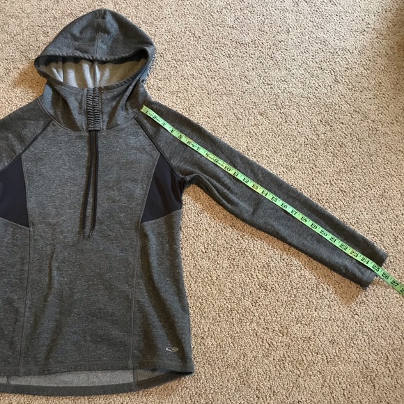 Champion Dark Light Grey Hoodie, EUC, S - Picture 9 of 16
